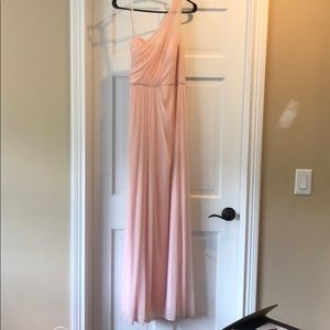 Petal colored floor length dress - worn once